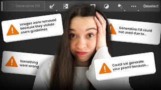 FIX ALL PROBLEMS with Photoshop Generative Fill [upl. by Afital]