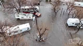 3102023 Kernville CA catastrophic flooding from drone  SOT [upl. by Derward991]