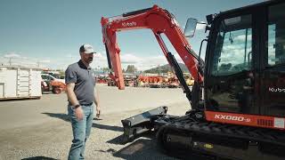 Kubota KX0805 The Largest and Most Advanced Kubota Excavator [upl. by Sixel692]