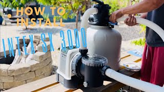 Intex Krystal Clear Sand Filter Pump  Unboxing and Assembly [upl. by Llewkcor]