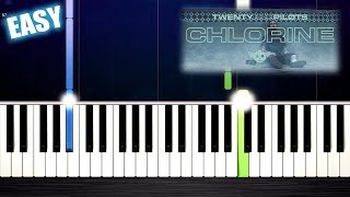 twenty one pilots  Chlorine  EASY Piano Tutorial by PlutaX [upl. by Vaas]