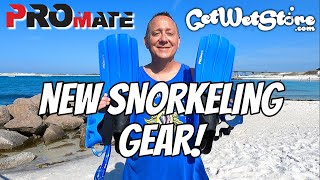 PROMATE Snorkeling Gear Review  GetWetStore [upl. by Leilamag]