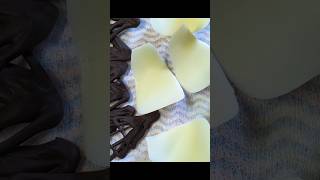 Chocolate flower for garnishing  cake garnishing chocolate youtubeshorts cake shortvideo [upl. by Telfer]