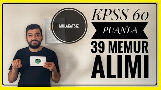 KPSS 60 PUANLA MÜLAKATSIZ 39 MEMUR ALIMI HARRAN ÜNİVERSİTESİ 39 PERSONEL ALIMI BAŞLADI MEMUR ALIMI [upl. by Durnan]