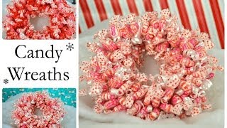 Candy Wreath Tutorial [upl. by Nauqram]