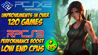 PCSX2 Improvements in Over 120 Games  RPCS3 Performance Boost on Low End CPUs [upl. by Marteena412]