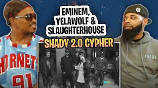 TRETV REACTS TO  SHADY 20 CYPHER  EMINEM YELAWOLF amp SLAUGHTERHOUSE UNCENSOREDDIRTY 2011 BET [upl. by Donadee]