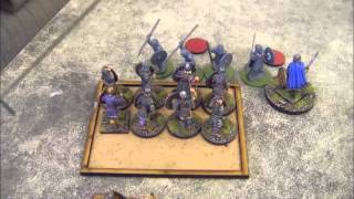 SAGA Battle Report 19  AngloDanish vs AngloSaxon [upl. by Ettelloc]