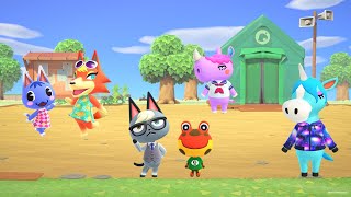 Animal Crossing New Horizons  I caught my villagers singing  PlayForFun [upl. by Brier]