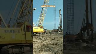 Excavator Crane Drilling Machine working shorts [upl. by Bucky214]