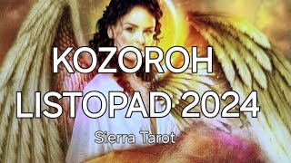 Výklad karet 🃏 KOZOROH  LISTOPAD 2024 🤗🍁🍀 [upl. by Eceinart]