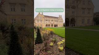 A walk around Magdalene College gardens in Cambridge with beautiful autumnal tones🍂 cambridge [upl. by Yrohcaz492]