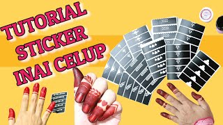 STICKER INAI DI JARI FULL TUTORIAL [upl. by Aical]