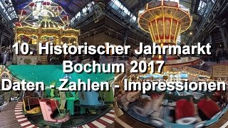 Rückblick 10 Historischer Jahrmarkt Bochum 2017 – Jahrhunderthalle Bochum  Daten amp Zahlen [upl. by Chaddy134]