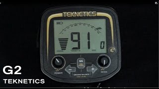 Detector de metales Tecknetics G2 en español [upl. by Peursem]