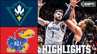 UNC Wilmington Seahawks vs Kansas Jayhawks  Full Game Highlights  ESPN College Basketball [upl. by Slerahc]