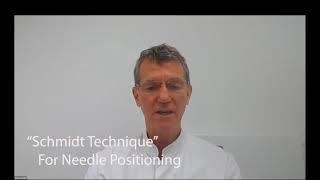 BeBack “Schmidt Technique” For Needle Positioning [upl. by Uhn411]