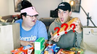 I Let My Postmate Pick Our Food Mukbang [upl. by Eemia]