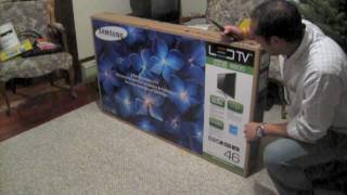 Samsung 46quot LED TV UN46C6500VF UNBOXING [upl. by Lily]