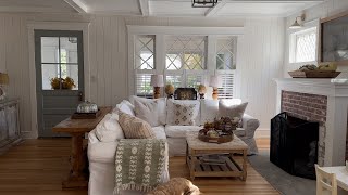 Cozy Cottage Fall Home Tour with Stunning Details [upl. by Teik]