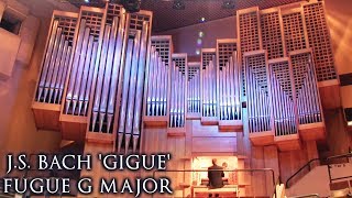 JS BACH  GIGUE FUGUE G MAJOR BWV 577  ST DAVIDS HALL CARDIFF [upl. by Loresz]