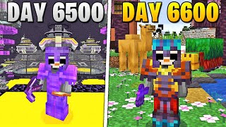 I Survived 6600 Days in HARDCORE Minecraft [upl. by Yewed675]