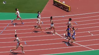 2024年度 兵庫県高校総体陸上 男子200m決勝（05）年綱 晃広滝川第二32122 ※大会新 [upl. by Coop]