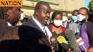 Kamiti jailbreak was abetted by laxity and incompetence says CS Fred Matiangi [upl. by Thanasi775]