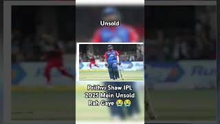 Prithvi Shaw in IPL 2025 mega auction [upl. by Galitea244]