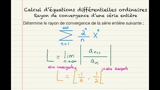 Rayon de convergence dune série entière [upl. by Imis]