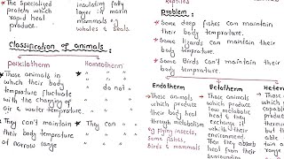 Temperature Classification Of Animals  Ectotherm  Endotherm [upl. by Lally]