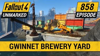 Gwinnett Brewery Yard  Fallout 4 Unmarked  Ep 858 [upl. by Grani140]