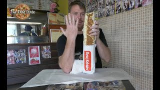 HUGE half Metre Donor Kebab at Bayside Kebabs QLD [upl. by Ibbison]