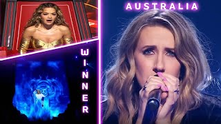 INCREDIBLE  The Voice Australia WINNER 2023  Tarryn Stokes ALL Performances [upl. by Durning]