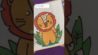 🦁coloringbook paperanimals markers [upl. by Toll207]