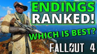 All Main Endings Ranked Worst to Best in Fallout 4 [upl. by Ahsital]