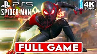 SPIDERMAN MILES MORALES Gameplay Walkthrough Part 1 FULL GAME 4K 60FPS PS5  No Commentary [upl. by Brier577]