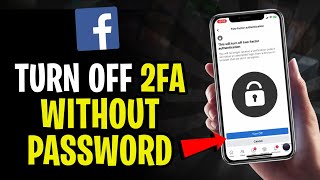 How to Turn Off TwoFactor Authentication on Facebook Without Password 2024 [upl. by Enyaw]