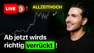 Bitcoin Comeback 75k ALLZEITHOCH  LIVE [upl. by Rhtaeh]