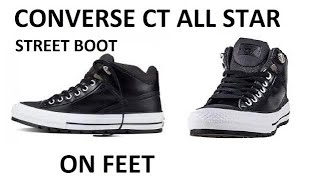 CONVERSE CT ALL STAR STREET BOOT  BLACKSTORM WINDWHITE [upl. by Ayotak856]