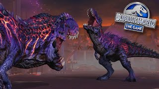 JURASSIC WORLD IS DESTROYED  Jurassic World  The Game  Ep508 HD [upl. by Zetra]