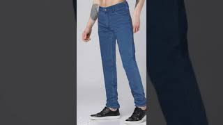 Just Black Mens Slim Light Blue Jeans [upl. by Ennaylil714]