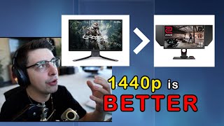 Shroud on Why 1440p is Better than 1080p in Valorant and Csgo [upl. by Aisnetroh]