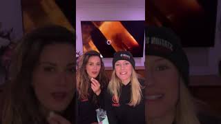 Stefania Spampinato and Danielle Savre watch Station 19 5x07 episode on insta live [upl. by Jonina]