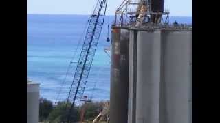 wrecking ball smashes into the silo [upl. by Maxia]