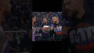 Roman reigns and The Usos  Then vs Now quotEditquot  🥹💙 wwe shorts wweraw [upl. by Aisital]