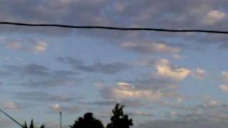 Altocumulus floccus virga visible from João Pessoa Paraíba timelapse  July 09 2011 [upl. by Rugg209]