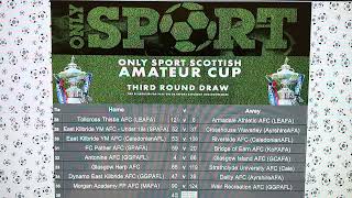 Only Sport Scottish Amateur Cup Third Round Draw  2425 [upl. by Nnylyaj]