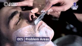 How to shave with a cut throatopenstraight razor  Cut throat razor shaving tips [upl. by Keifer]