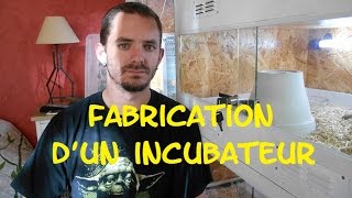 Tuto  Fabrication dun incubateur pour oeufs de serpents  Python  morelia  serpent des blés [upl. by Madlen]